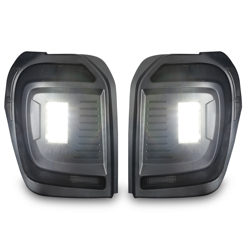 Toyota 4Runner LED Tail Lights - ORACLE Lighting - Black Series Lensless Flush Style - Black - `14-`23